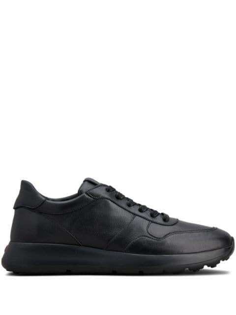 panelled leather sneakers by TODS