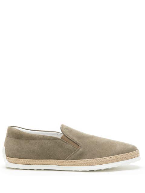 panelled slip-on sneakers by TODS