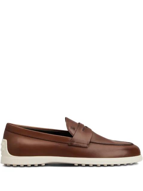 penny-bar loafers by TODS