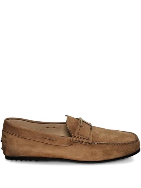 penny leather loafers by TODS