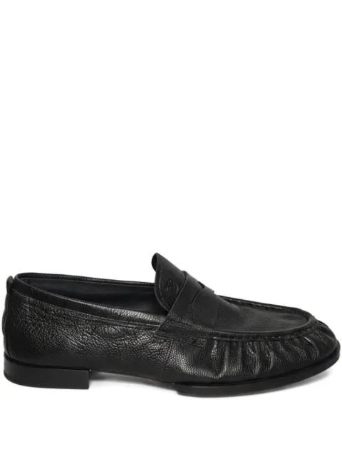 penny leather loafers by TODS