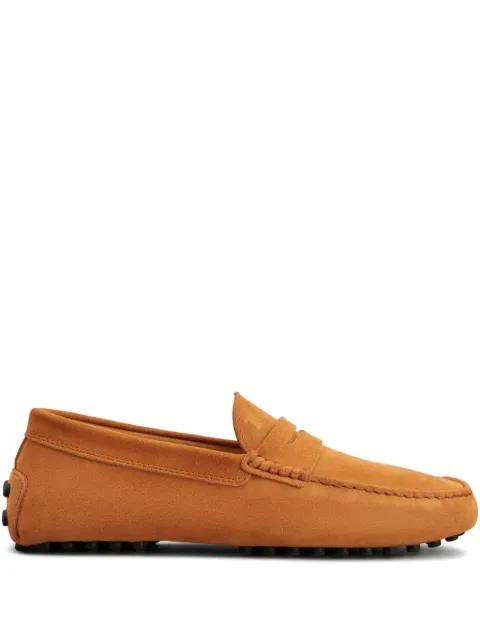 penny-slot suede loafers by TODS