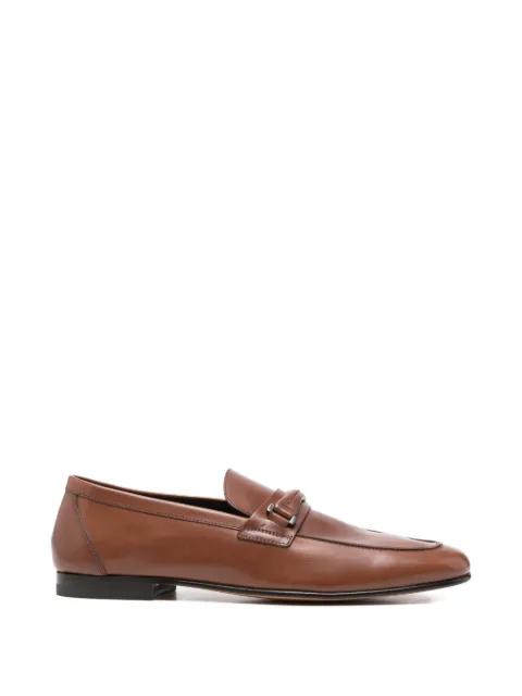 penny-strap leather loafers by TODS