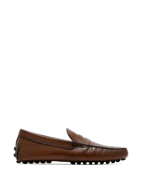 penny-strap loafers by TODS