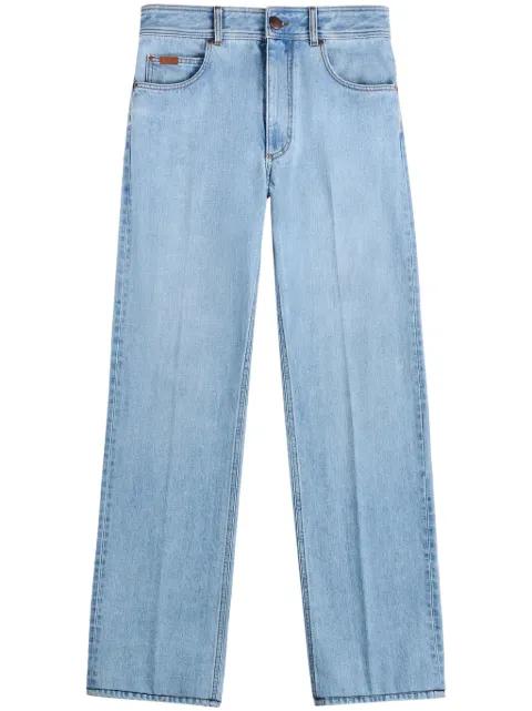 pressed-crease jeans by TODS
