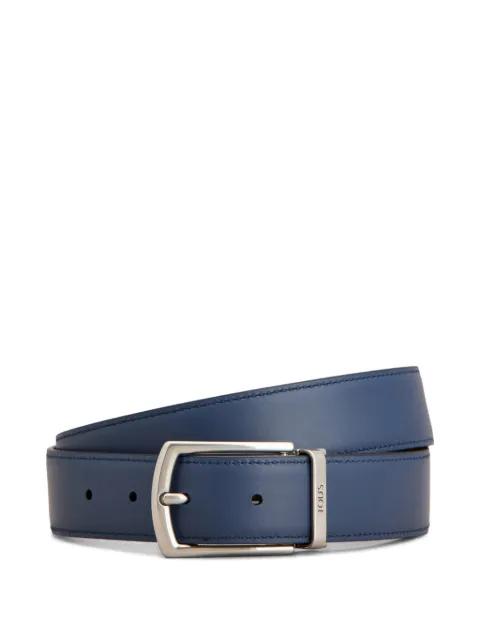 reversible buckle-fastening belt by TODS
