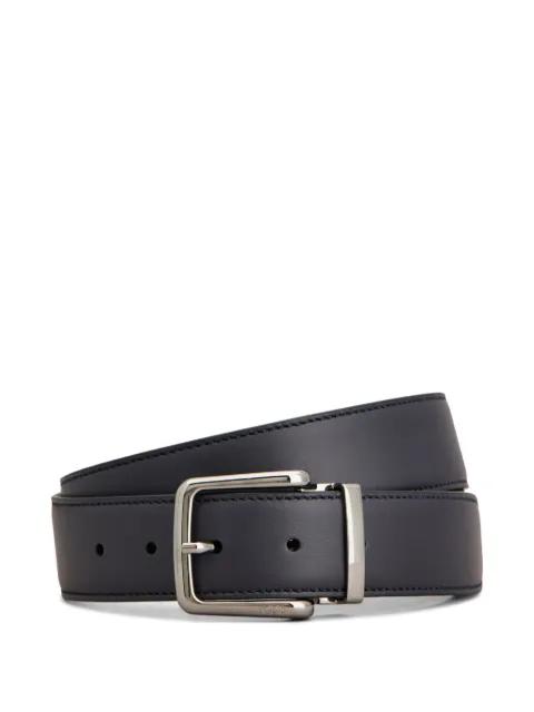 reversible buckled belt by TODS