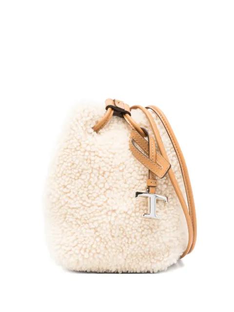 shearling bucket bag by TODS