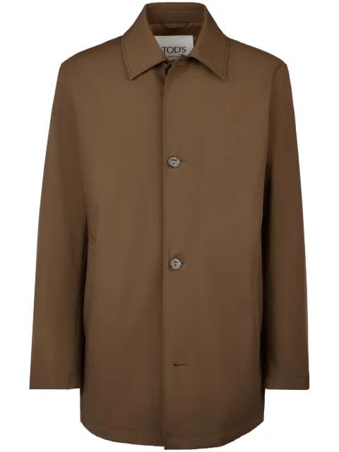 short single-breasted coat by TODS