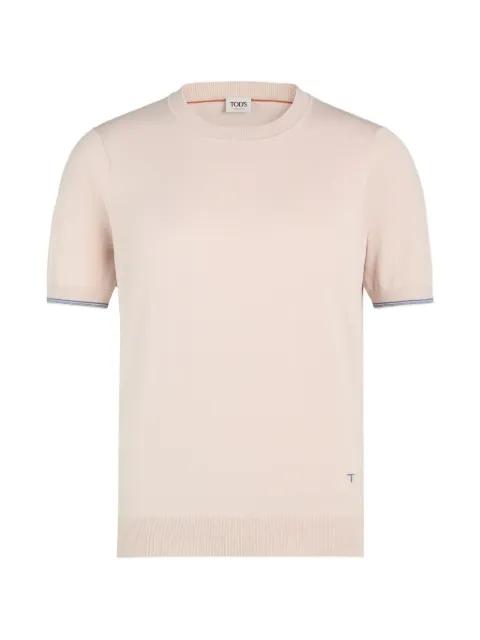 short-sleeve knit T-shirt by TODS