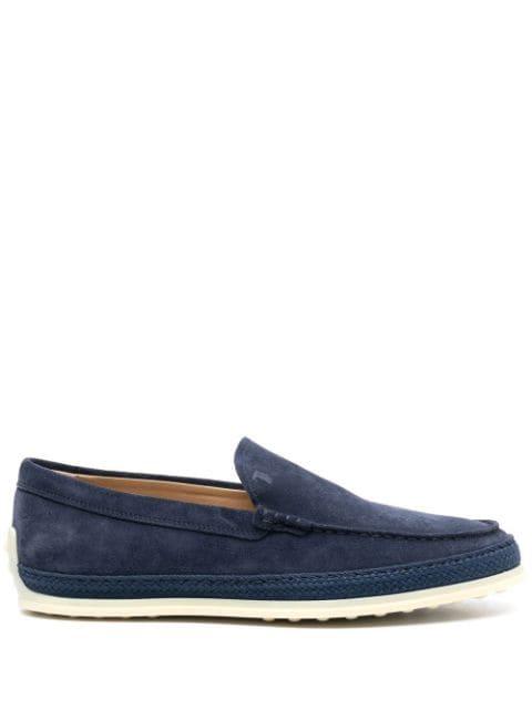 slip-on leather loafers by TODS