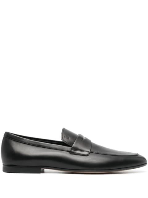 slip-on leather loafers by TODS