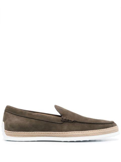 slip-on style loafers by TODS