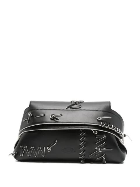 small leather clutch bag by TODS