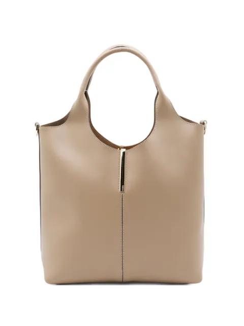 small top-handle leather bag by TODS