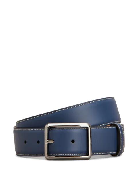stitched buckle belt by TODS