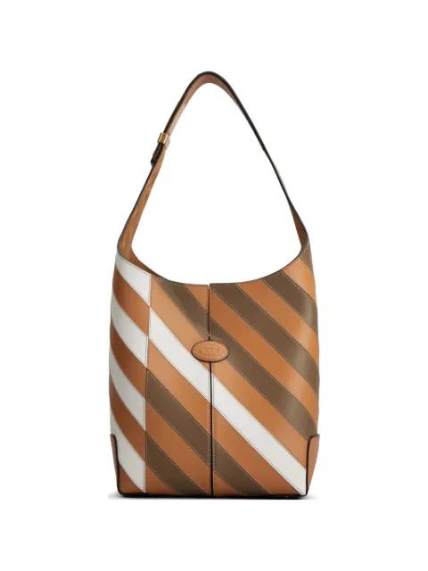 stripes shoulder bag by TODS