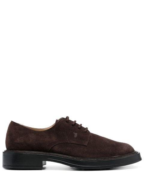 suede Derby shoes by TODS