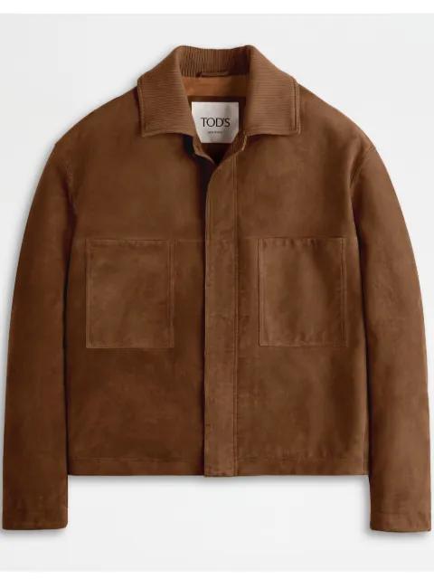 suede jacket by TODS