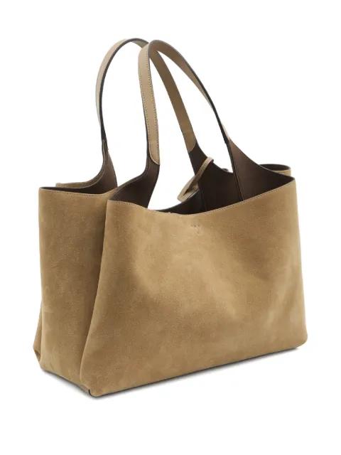 suede leather shopping bag by TODS