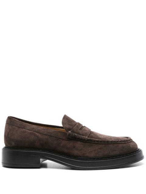 suede loafers by TODS
