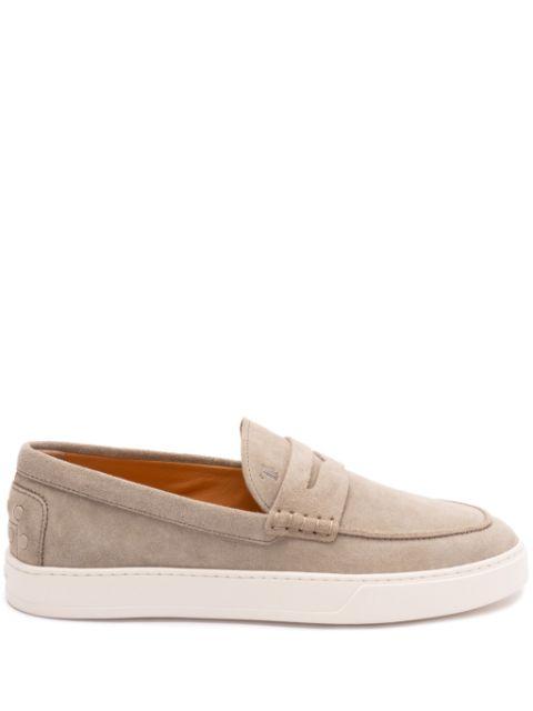 suede loafers by TODS