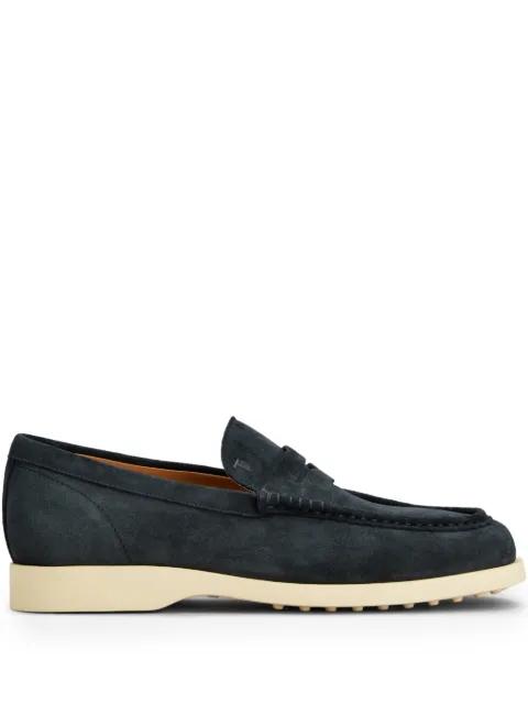suede penny loafers by TODS