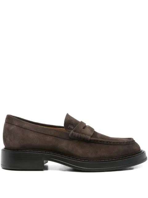 suede penny loafers by TODS