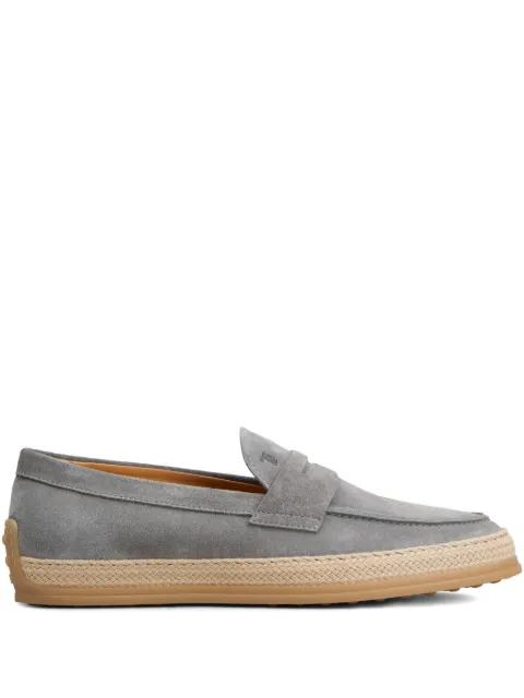 suede penny loafers by TODS