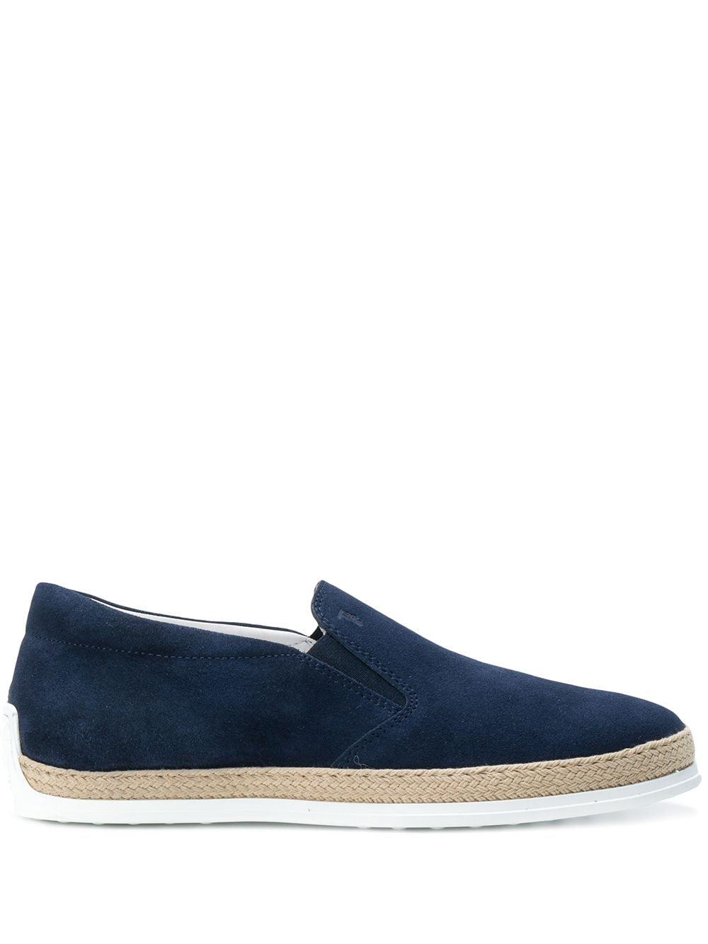 suede slip-on espadrilles by TODS