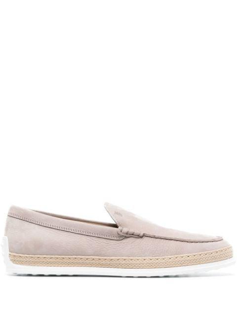 suede slip-on loafers by TODS