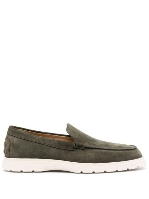 suede slip-on loafers by TODS