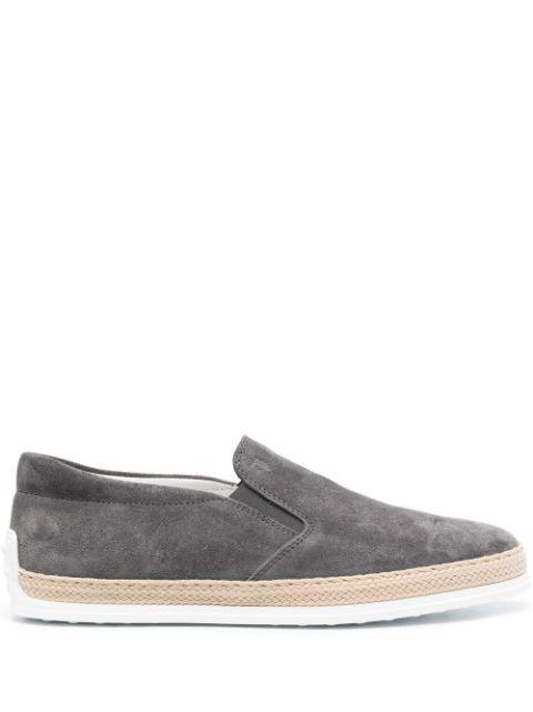 suede slip-on loafers by TODS
