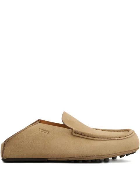 suede slipper loafers by TODS