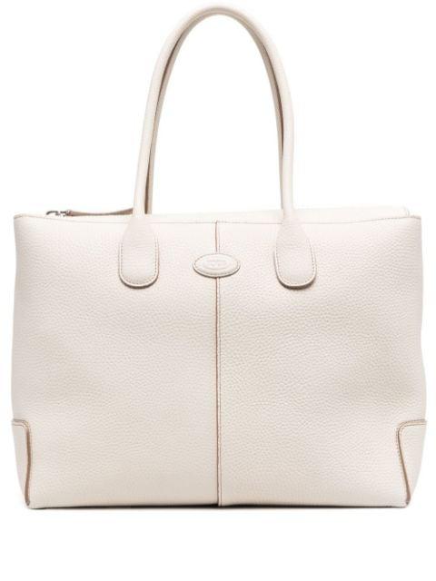 zipped shopper tote by TODS