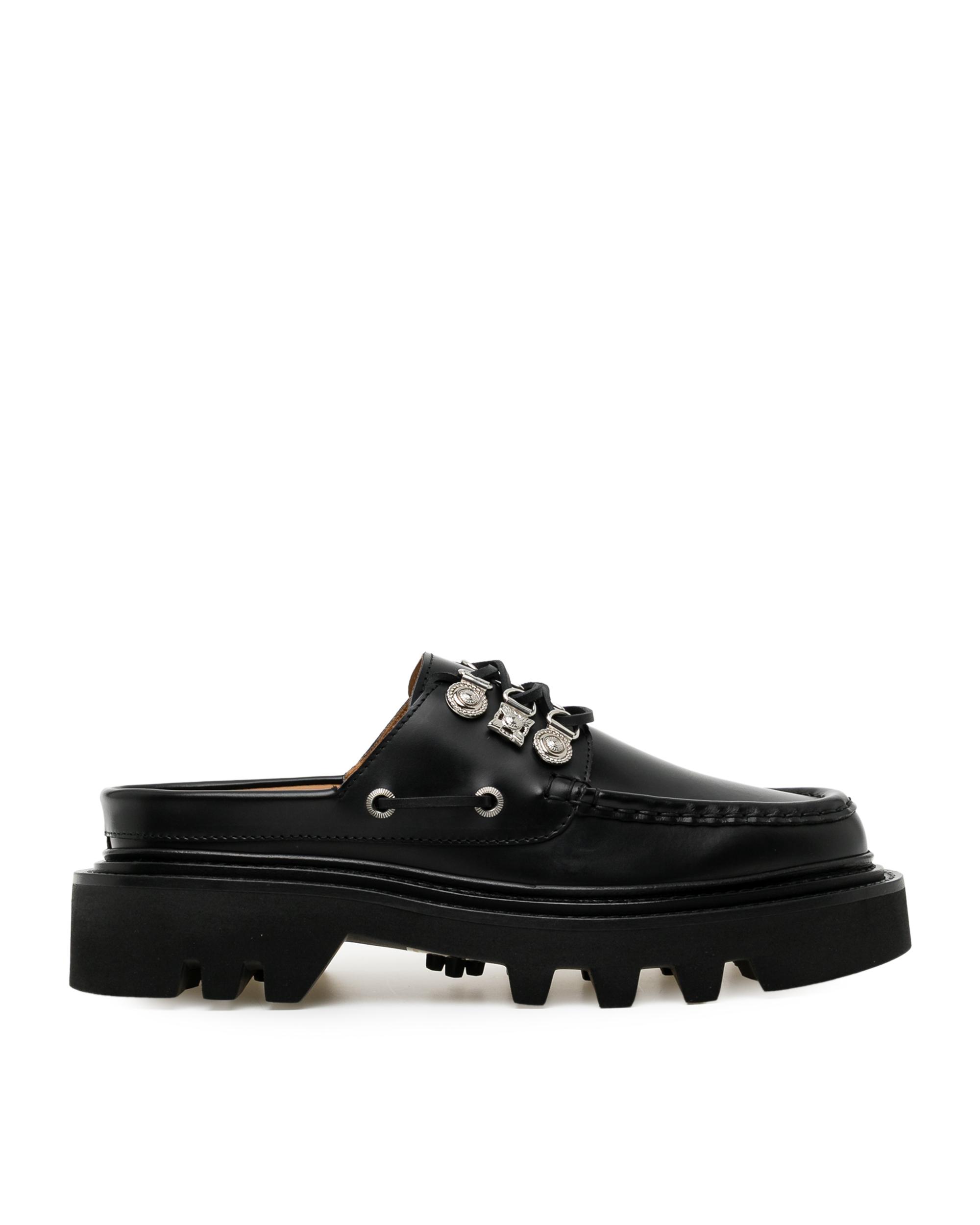 Embellished leather mules by TOGA