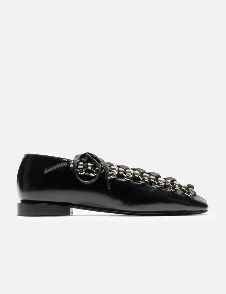 Ring Metal Lace Up Pumps by TOGA PULLA