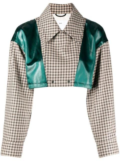 panelled cropped jacket by TOGA PULLA