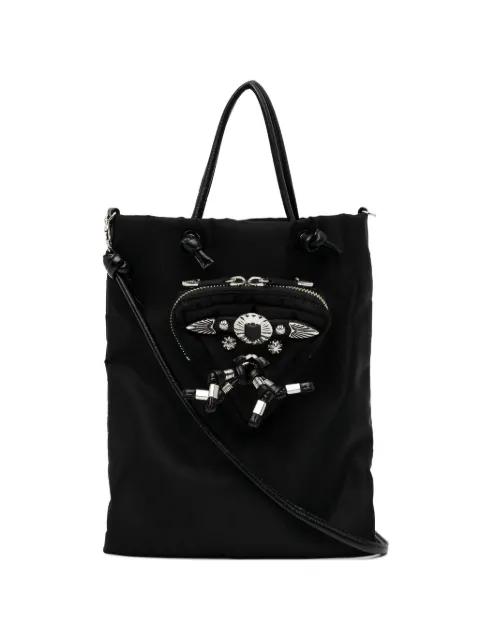 triangle-pouch-detail tote bag by TOGA TOO