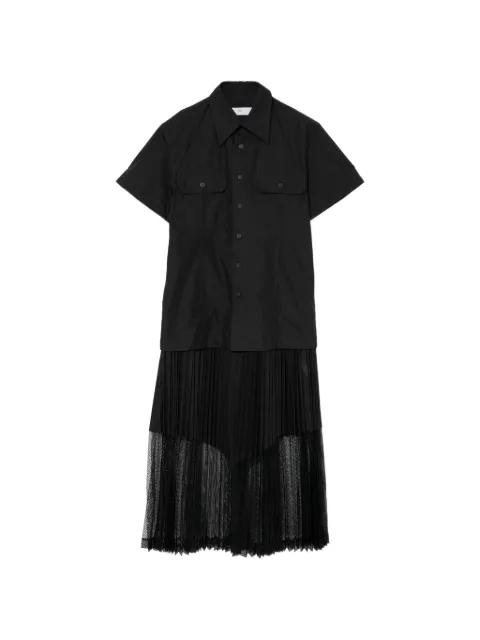 Typewriter mesh dress by TOGA