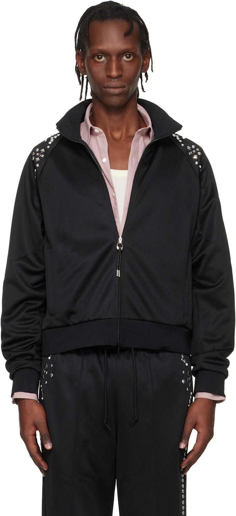 Black Jersey Track Jacket by TOGA VIRILIS