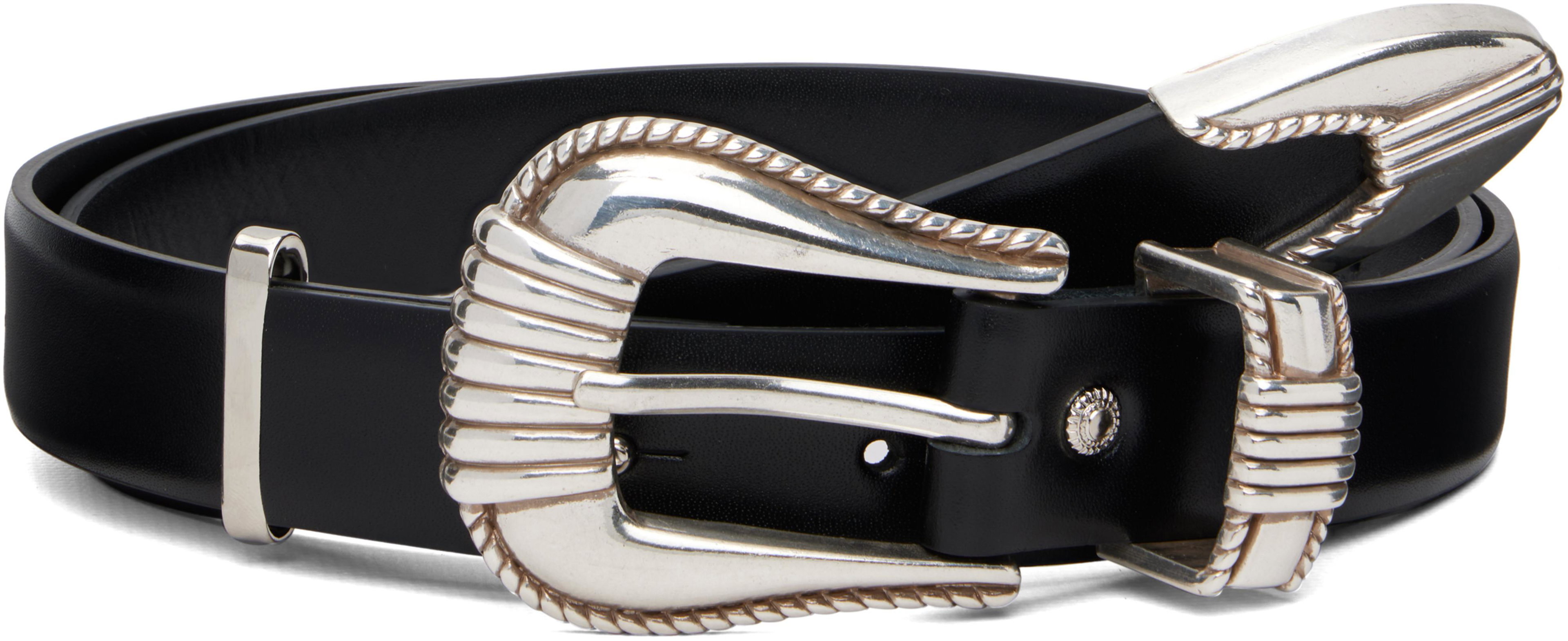 Black Metal Belt by TOGA VIRILIS