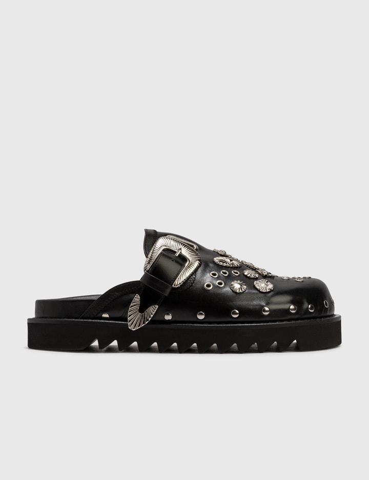 Studded Leather Slip-On Boots by TOGA VIRILIS