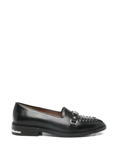 braided-detail leather loafers by TOGA VIRILIS