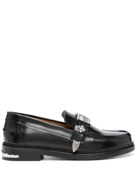 buckle-detail leather loafers by TOGA VIRILIS