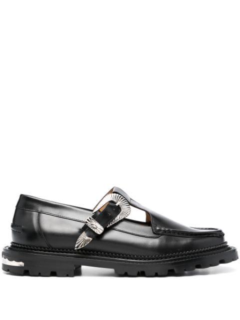buckle-fastening leather loafers by TOGA VIRILIS