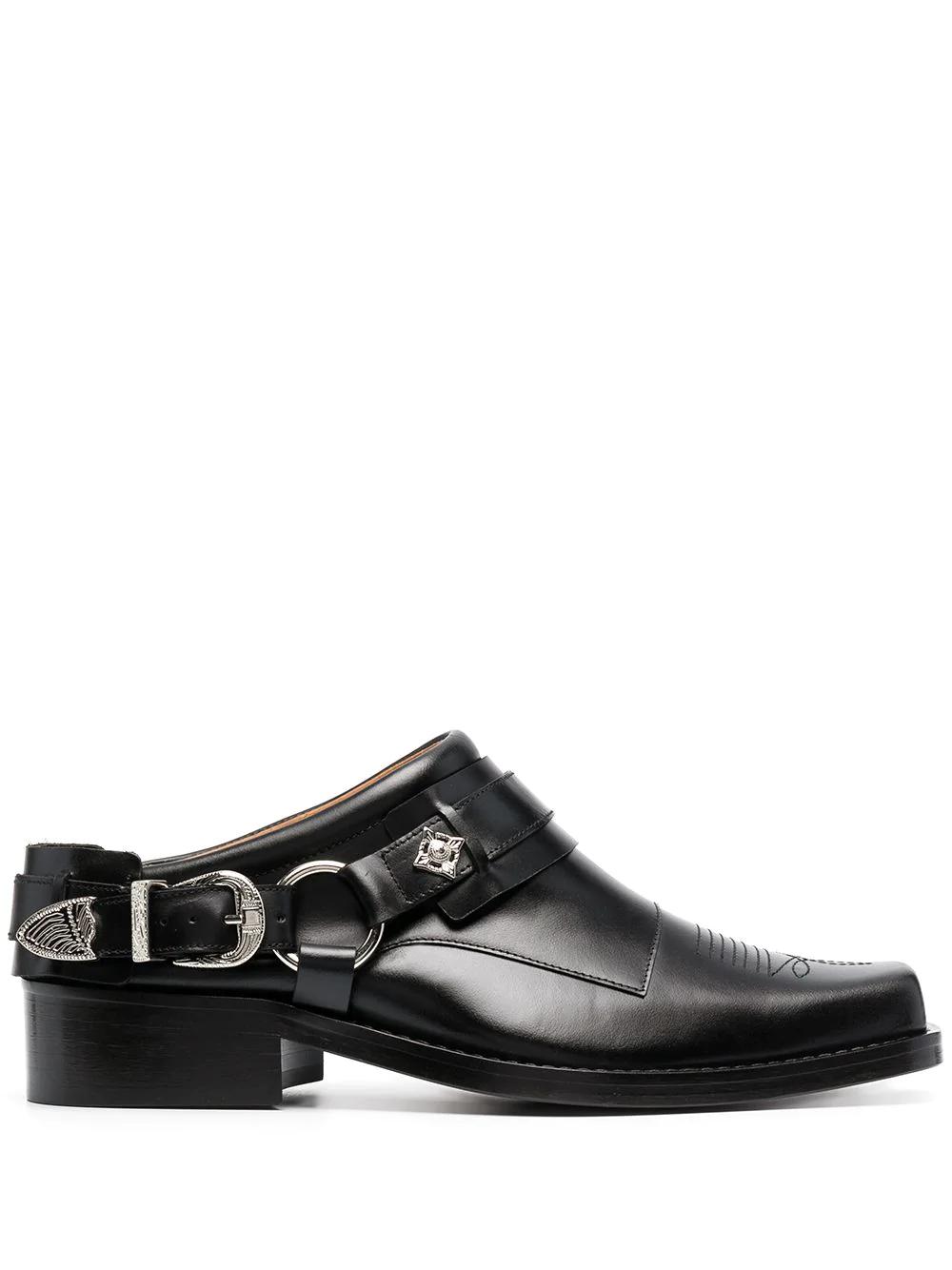 buckled leather slip-on mules by TOGA VIRILIS