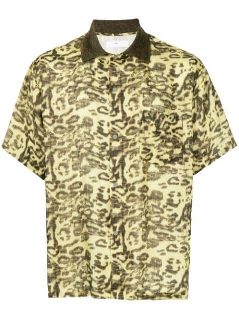 leopard print short-sleeve shirt by TOGA VIRILIS