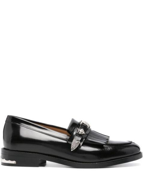 stud-embellished leather loafers by TOGA VIRILIS