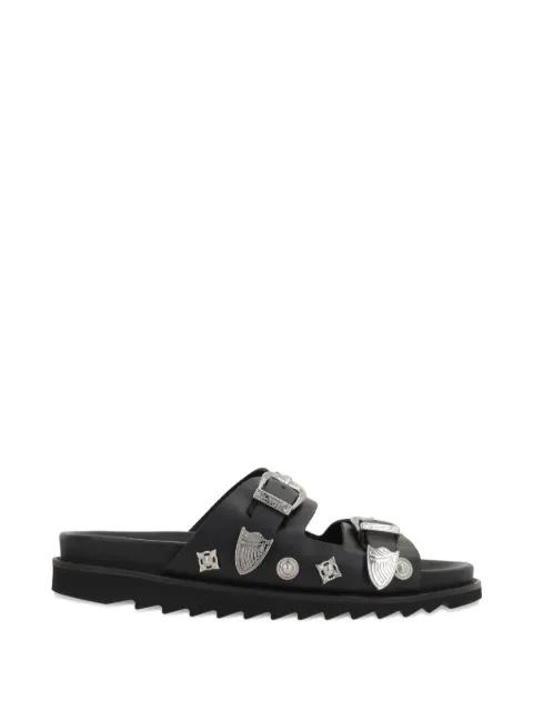 studded buckle-strap leather sandals by TOGA VIRILIS